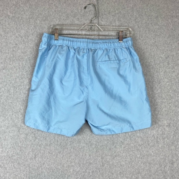 PacSun Lt Blue Budweiser Swim Trunks Sz L - Picture 2 of 9